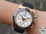 Replica Rolex Daytona Cosmograph M116518ln-0041 JH Factory Rubber Strap - Image 10