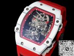 Replica Richard Mille RM27-02 Rafael Nadal Tourbillon RM Factory Red Rubber Strap - Image 4